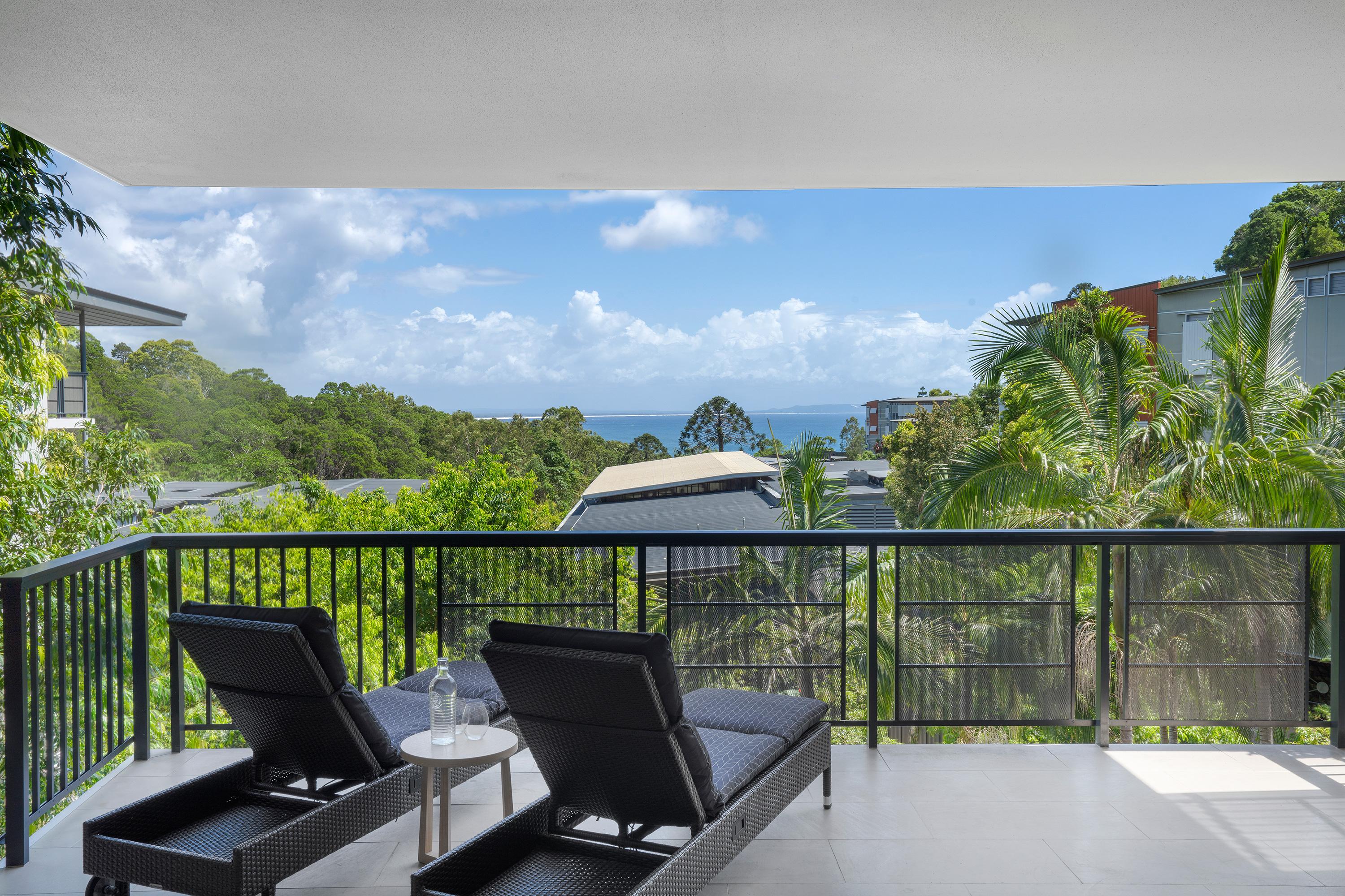 Peppers Noosa Resort And Villas Eksteriør billede View from the hotel