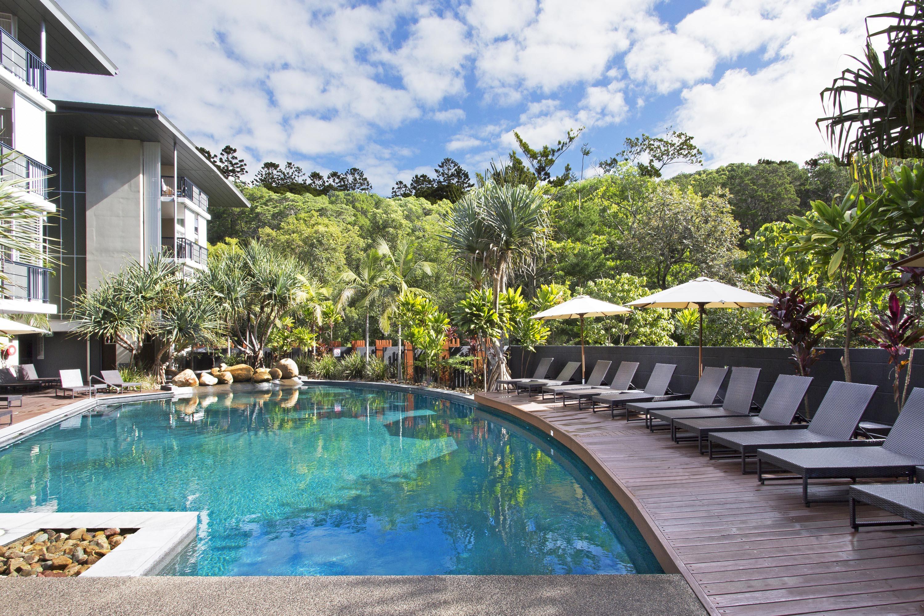 Peppers Noosa Resort And Villas Eksteriør billede The swimming pool at the resort