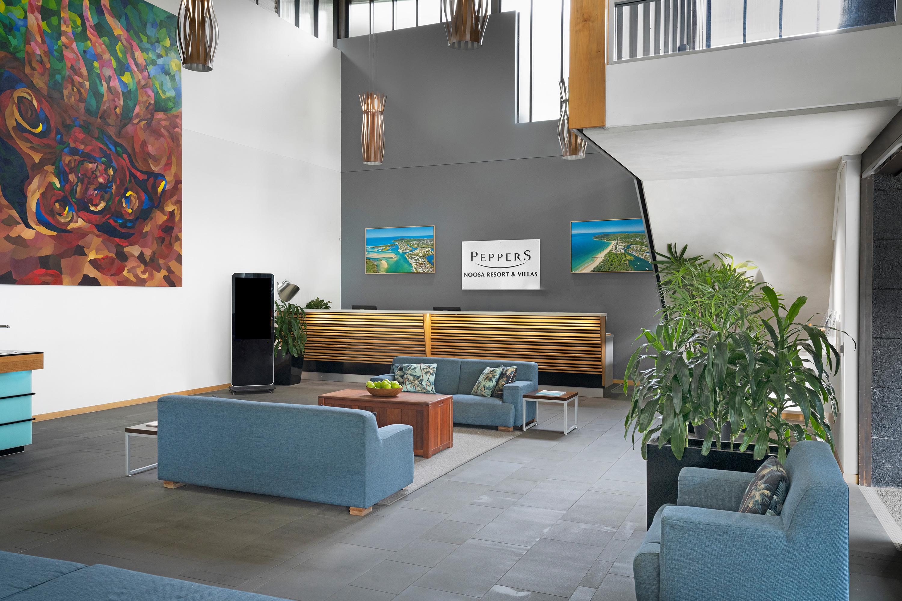 Peppers Noosa Resort And Villas Eksteriør billede Pepper's Hotel lobby